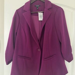 Torrid Women's Vibrant Magenta Blazer